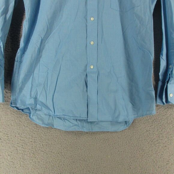 Donald Trump Shirt Mens 16.5x34/35 Blue Houndstooth Signature Collection - Picture 3 of 10